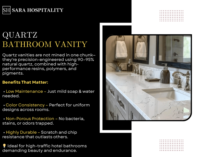 Quartz vs. Wood vs. Granite: Which Bathroom Vanity is Best for Hotels?